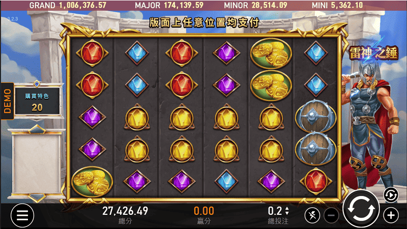 雷神之鎚2試玩與雷神之鎚爆分：你分得清回饋多跟回饋大嗎？